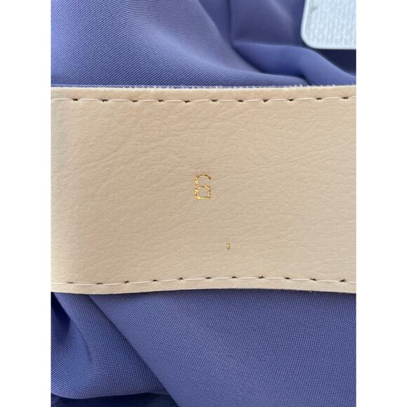 Vintage Madea Church Lady Dress Size 6 Blue Belted Secretary Modest Office - Picture 7 of 7